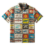 Japanese Retro Fish Button-up Shirt
