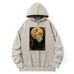 Vintage Japanese Crane Hoodie for Daily Wear