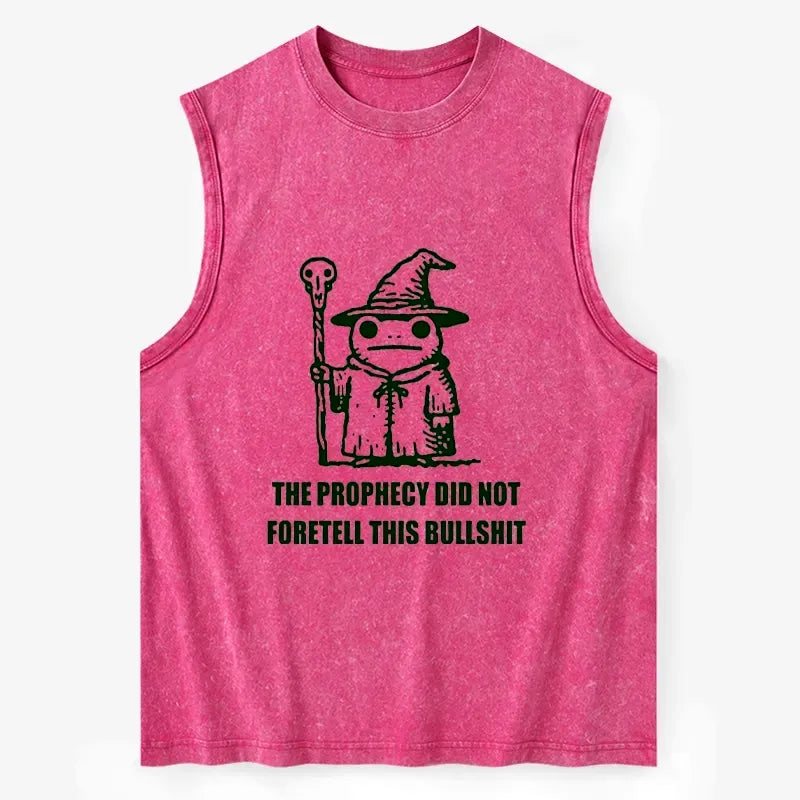Weird Prophecy Washed Tank Trendy Summer