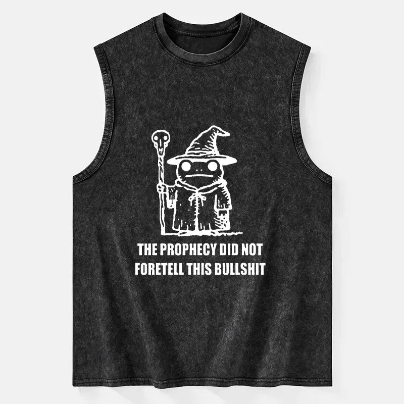 Weird Prophecy Washed Tank Trendy Summer
