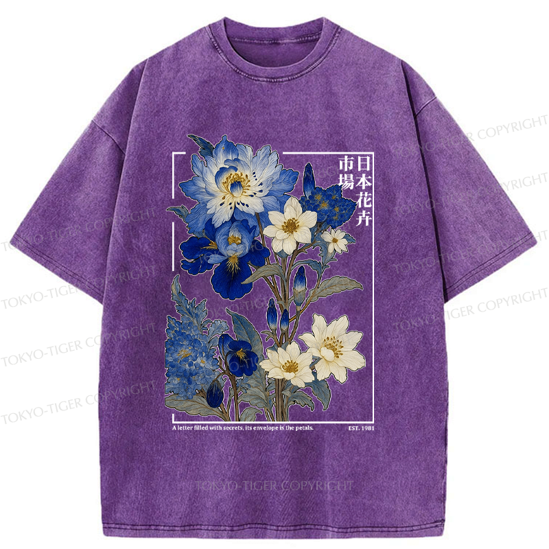 Vintage Japanese Flower Market T-Shirt