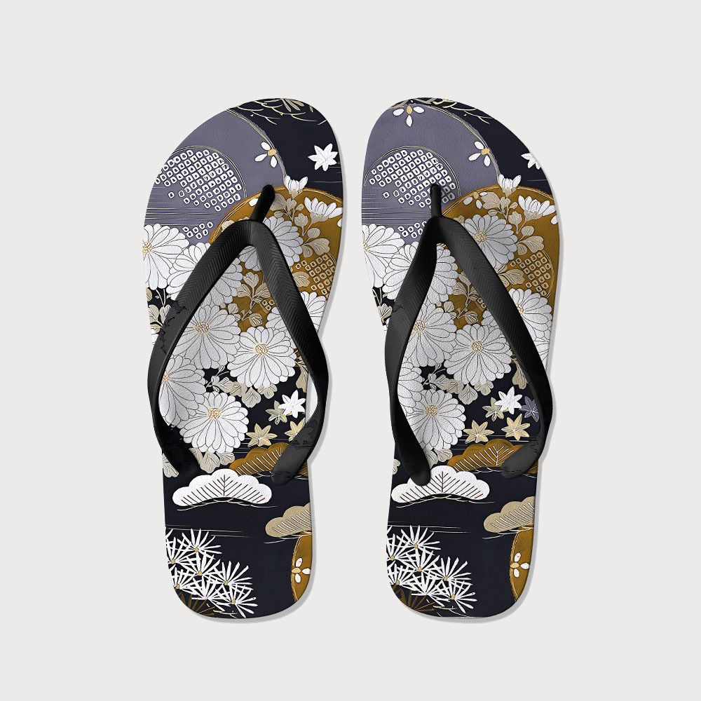 Kyoto lion floral flip flops summer must-have