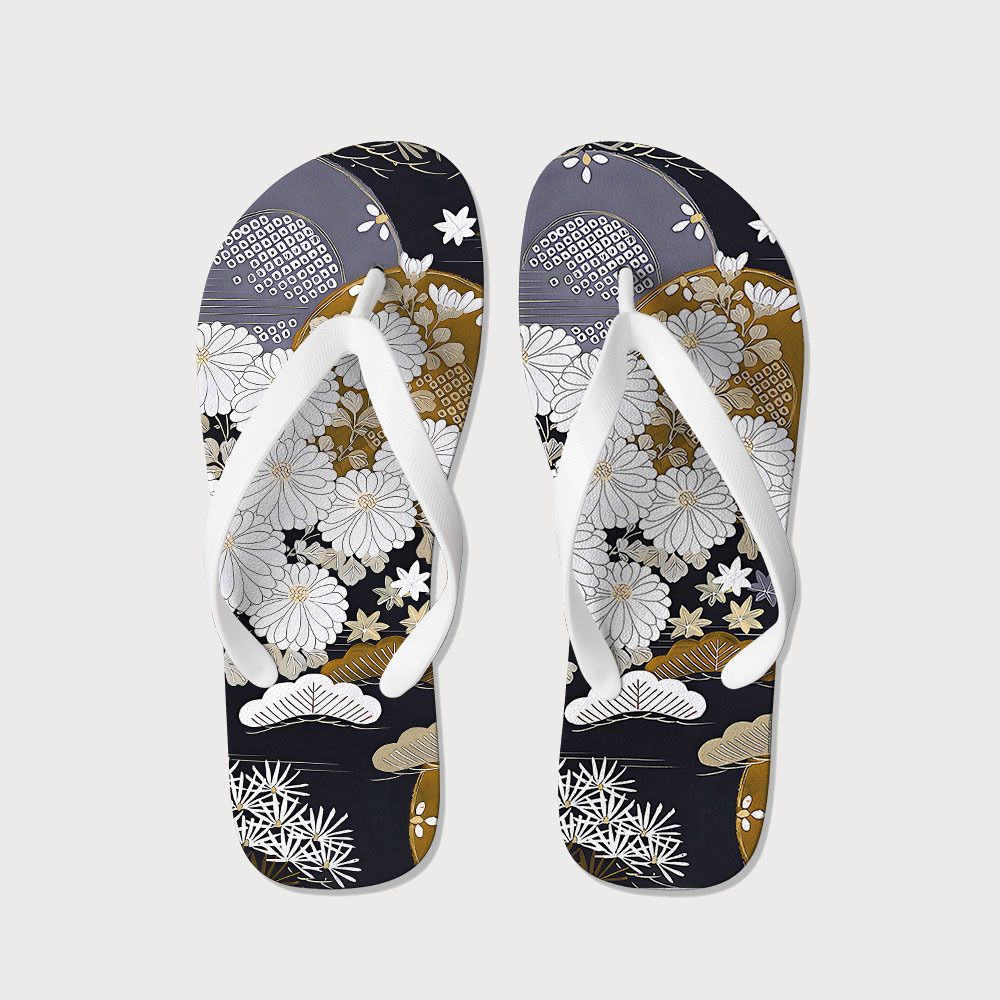 Kyoto lion floral flip flops summer must-have