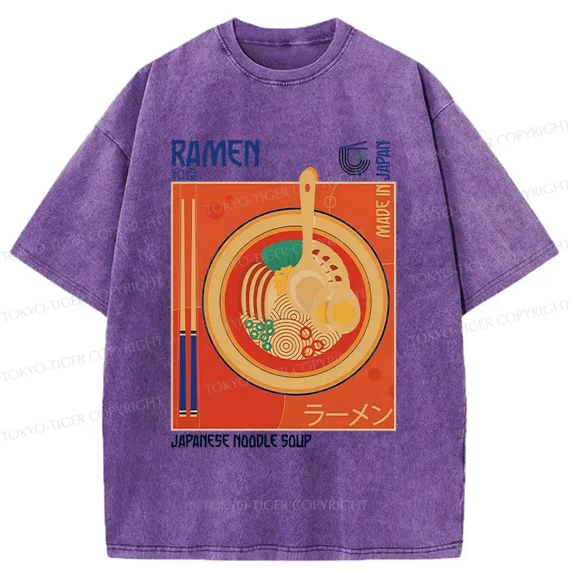 Kyoto Lion Ramen Poster Tee Free Shipping