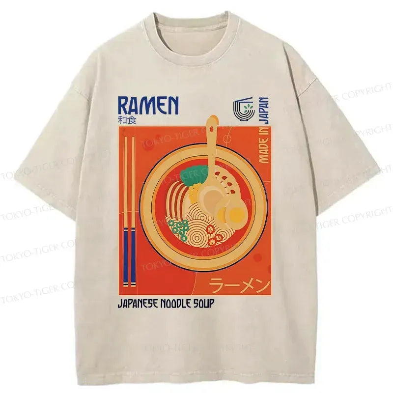 Kyoto Lion Ramen Poster Tee Free Shipping