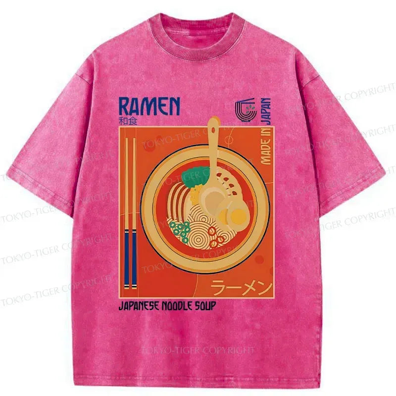 Kyoto Lion Ramen Poster Tee Free Shipping