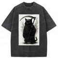 Japanese vintage death cat t-shirt