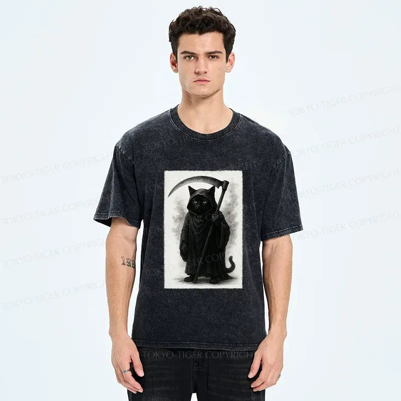 washed unisex t-shirt for daily wear