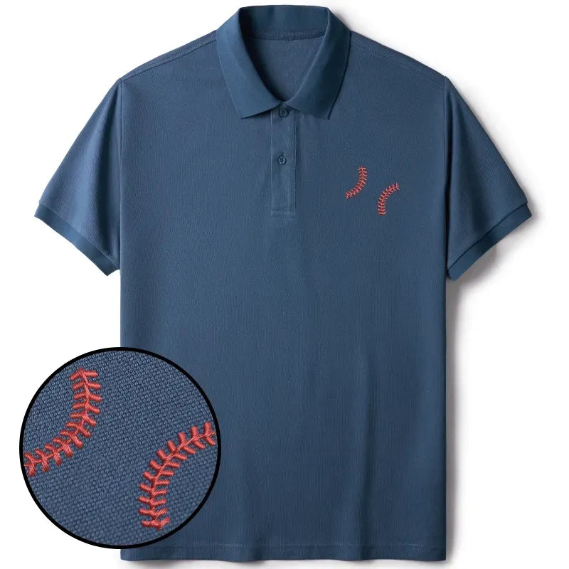 Kyoto-Lion baseball polo t-shirt for summer