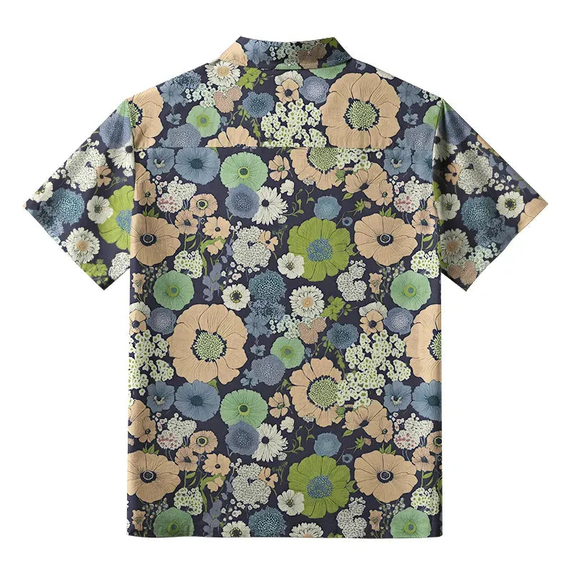 Kyoto Lion Blossom Hawaiian Shirt Limited Edition