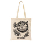 Kyoto-Lion Spiky Puffer With Cute Cat Head Tote Bag