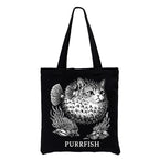 Kyoto-Lion Spiky Puffer With Cute Cat Head Tote Bag