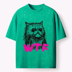 vintage Kyoto lion cat t-shirt