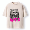 unisex cotton cat tee for everyday