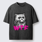 unisex cotton cat tee for everyday