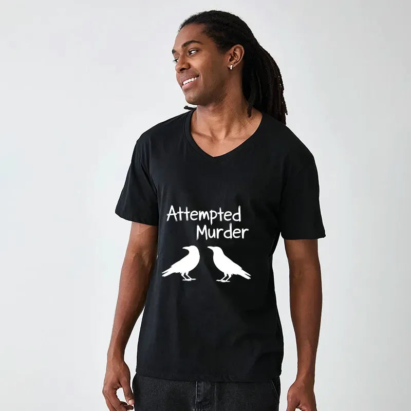Funny Crow Joke T-Shirt for Anime Convention