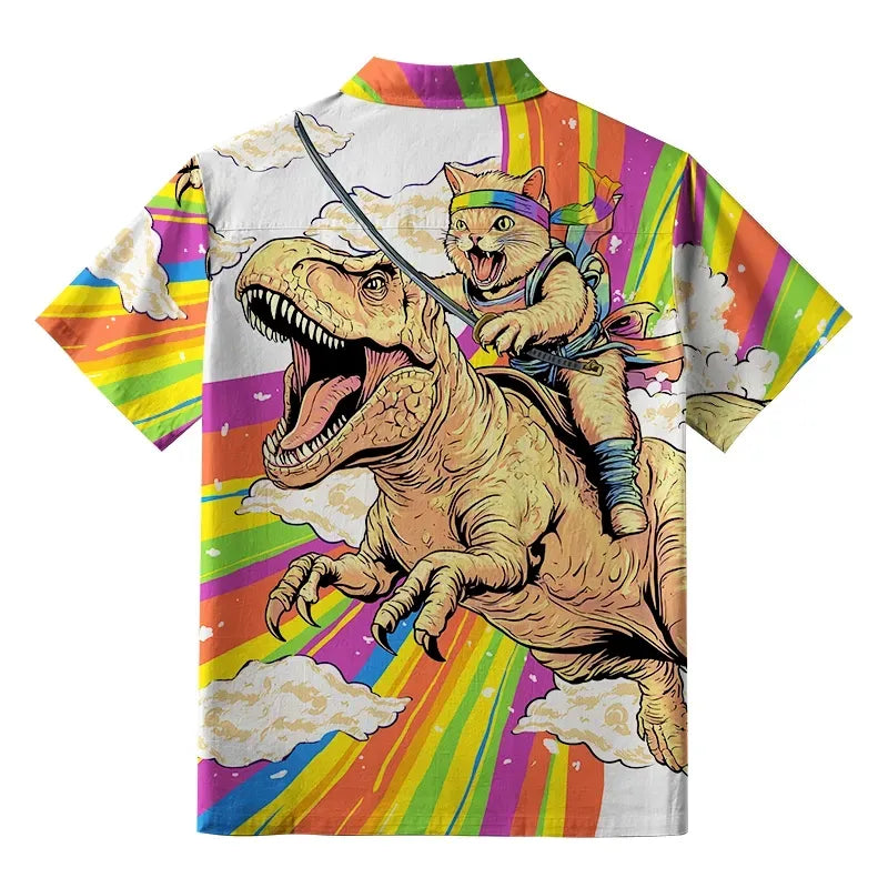 Japanese Aloha Shirt for Summer Vacation