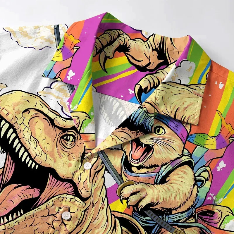 Japanese Aloha Shirt for Summer Vacation