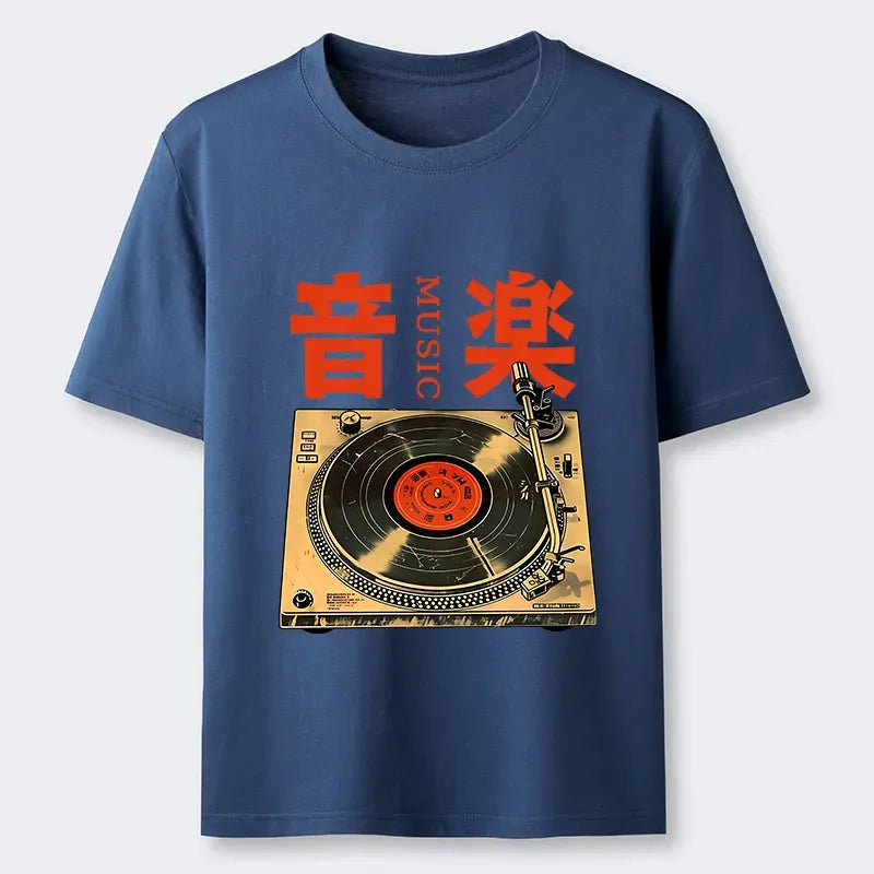 Vintage Music Lover T-Shirt for Daily Wear