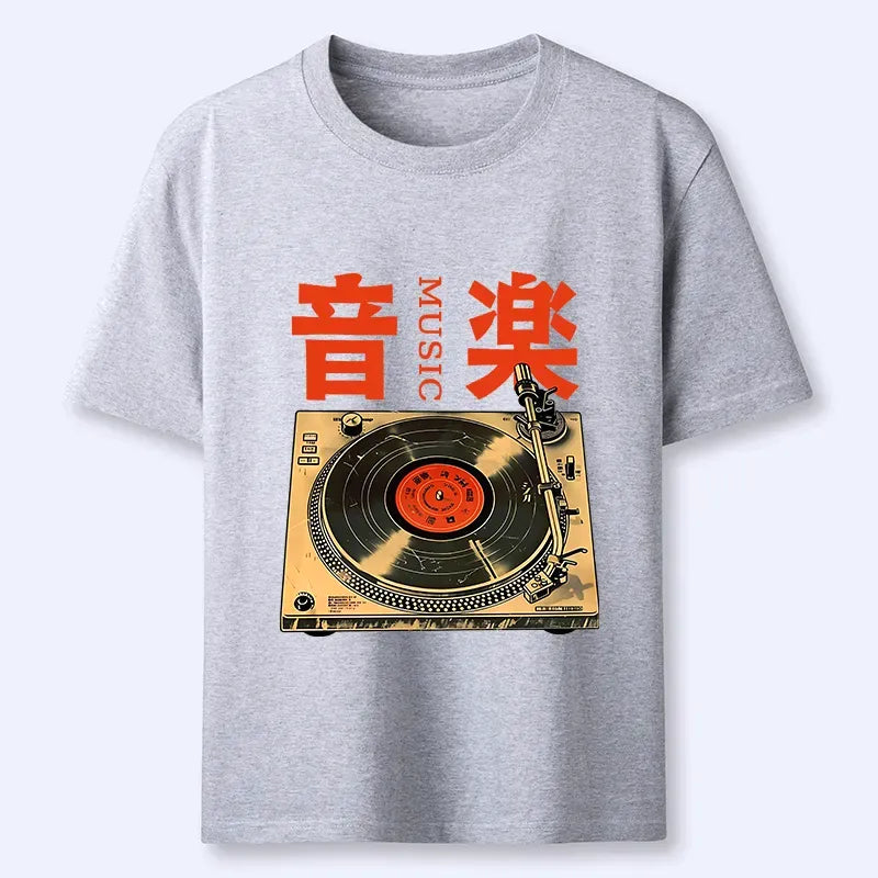 Vintage Music Lover T-Shirt for Daily Wear