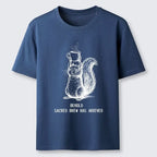 Kyoto-Lion Squirrel Hold Sacred Coffee Meme Classic T-Shirt