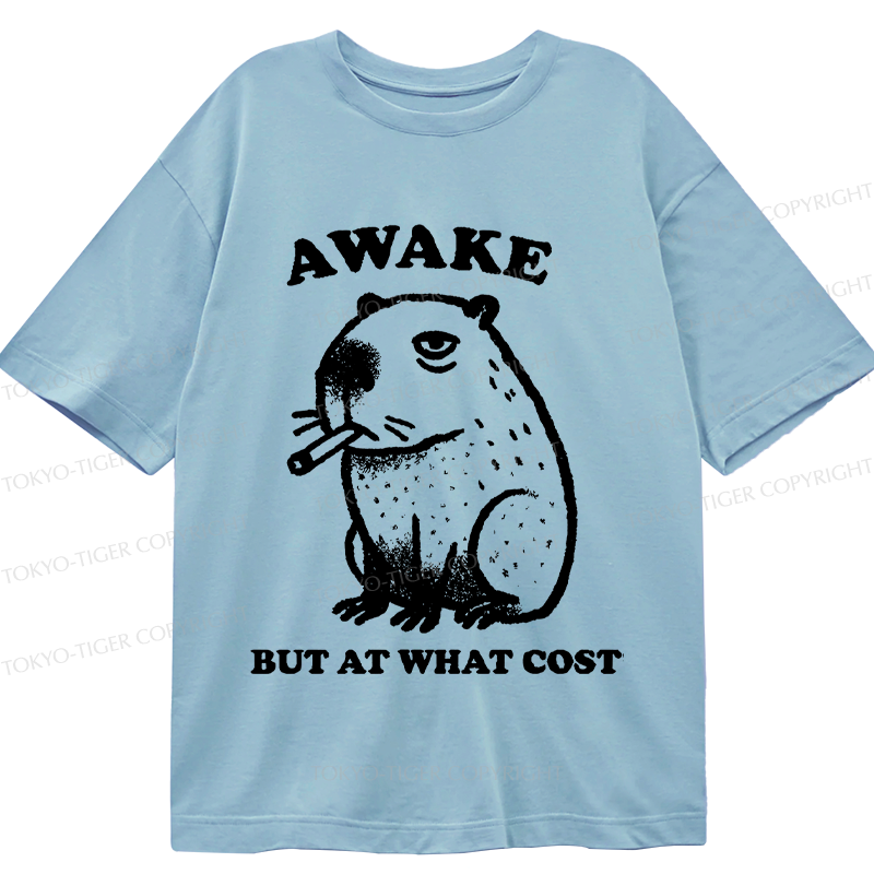 Smoking Capybara Classic T-Shirt Vintage