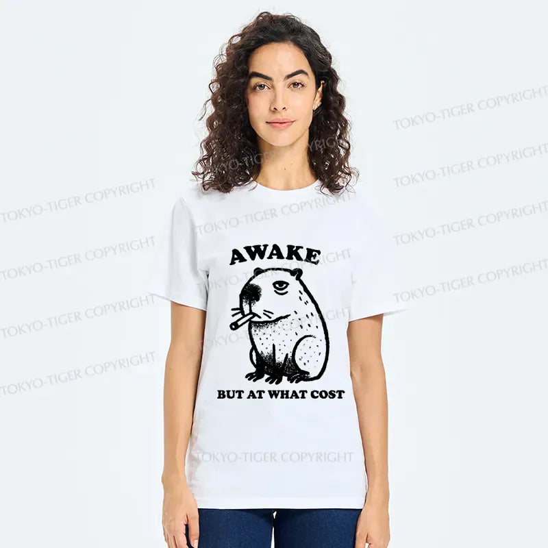 Smoking Capybara Classic T-Shirt Vintage