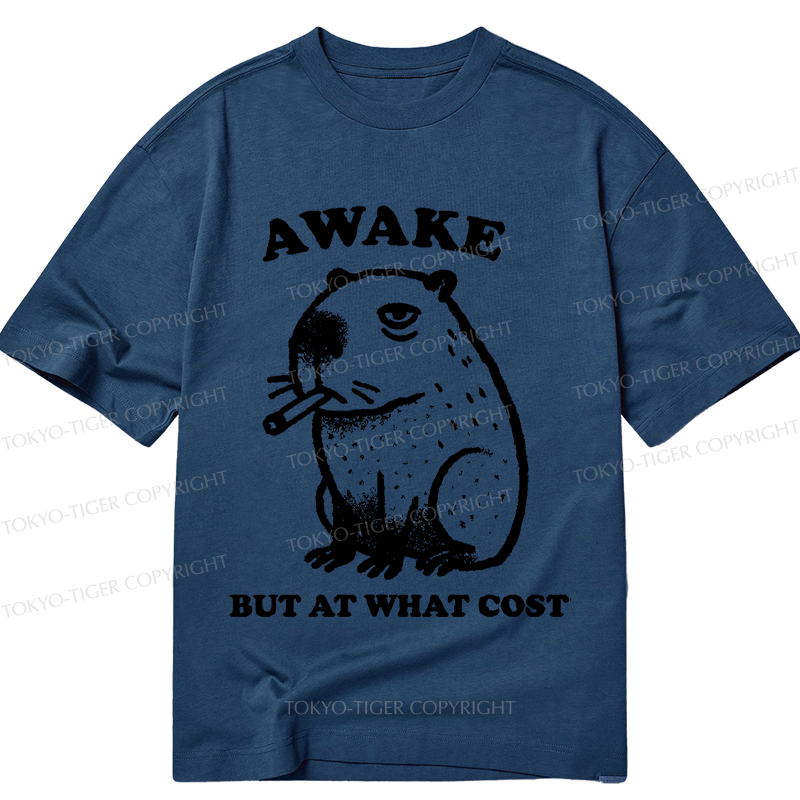 Smoking Capybara Classic T-Shirt Vintage