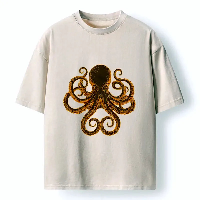 Kyoto Lion Octopus Tee for Anime Convention