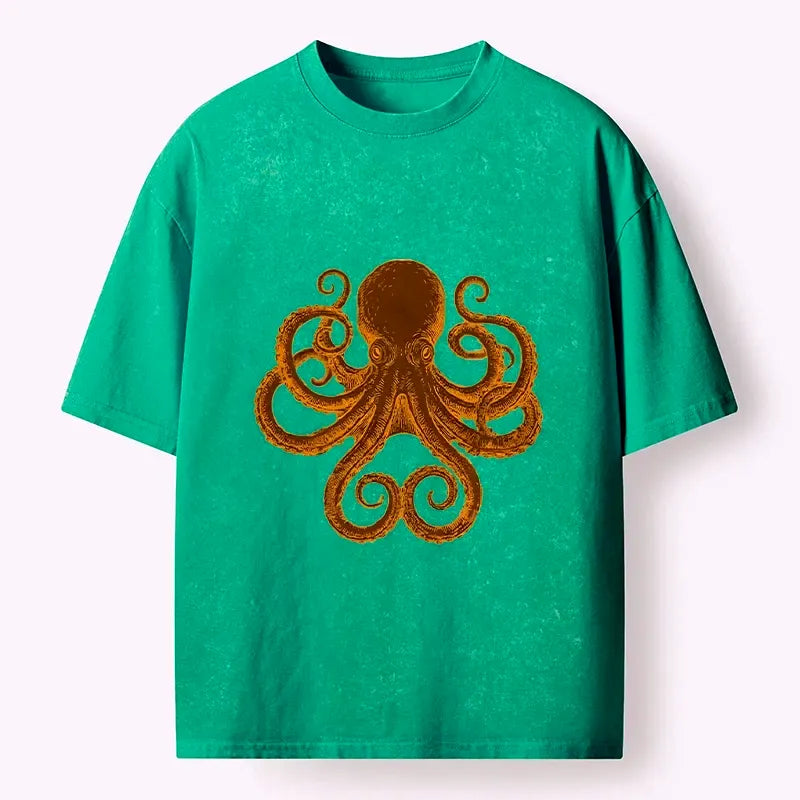 Kyoto Lion Octopus Tee for Anime Convention