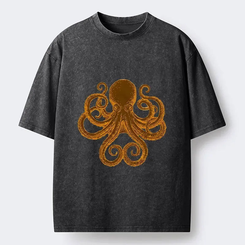Kyoto Lion Octopus Tee for Anime Convention