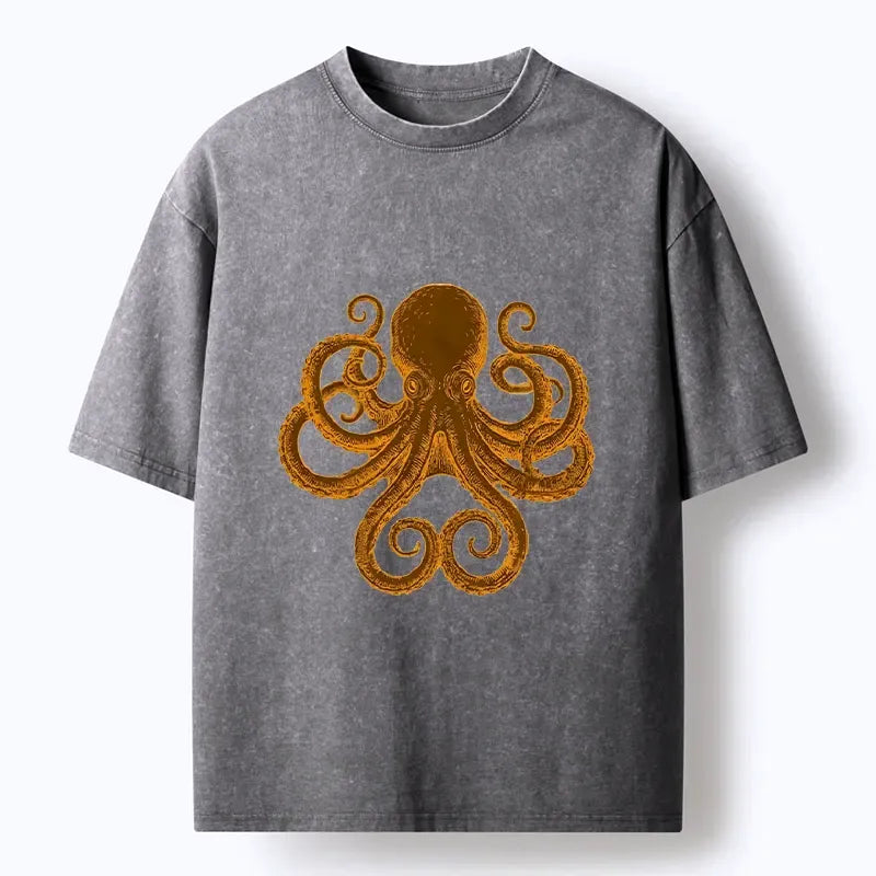 Kyoto Lion Octopus Tee for Anime Convention