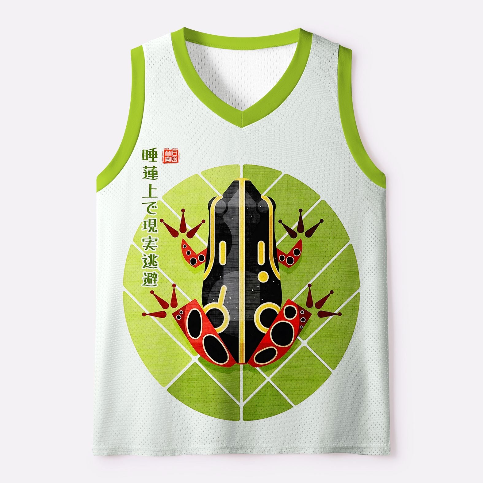 Japanese Style Unisex Mesh Tank Top