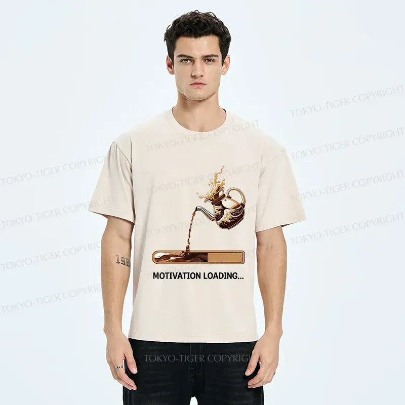 Japanese Vintage Washed T-Shirt for Daily Wear