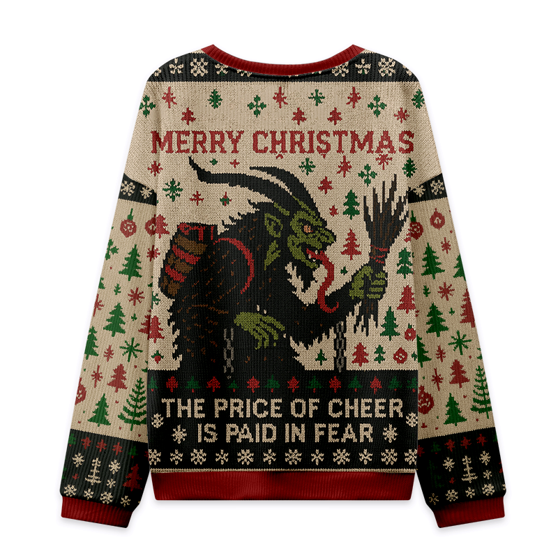unisex krampus christmas sweatshirt free shipping