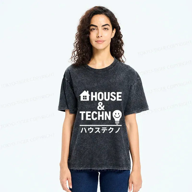 Unisex Washed T-Shirt for Gift Idea