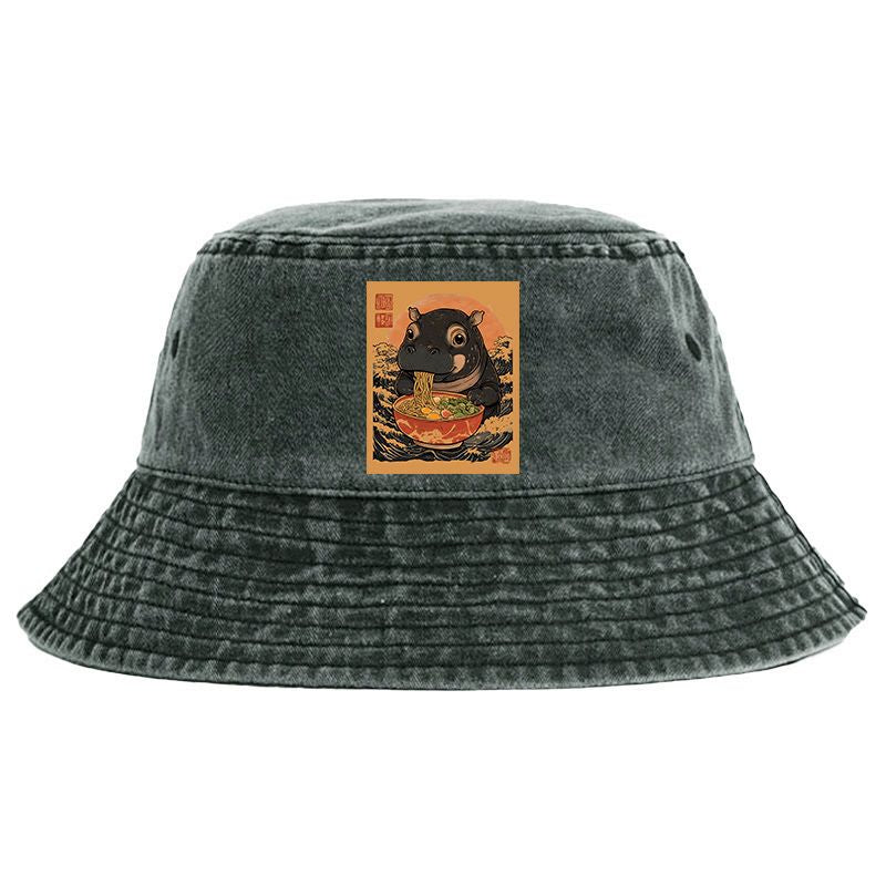 Japanese Washed Bucket Hat for Daily Wear
