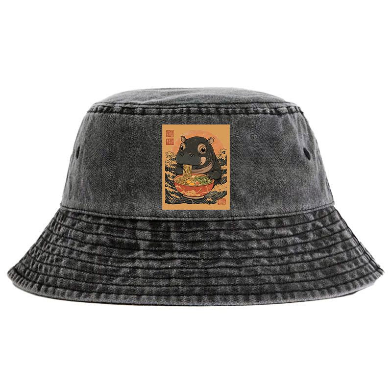 Japanese Washed Bucket Hat for Daily Wear