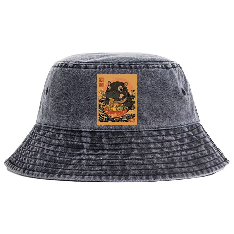 Japanese Washed Bucket Hat for Daily Wear