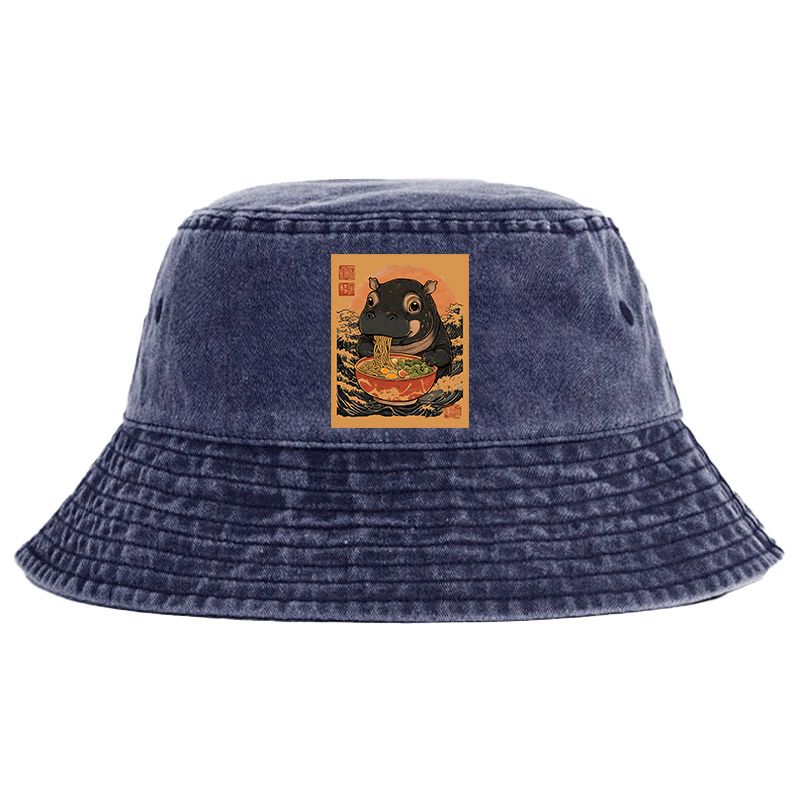 Japanese Washed Bucket Hat for Daily Wear