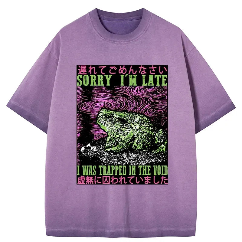 japanese culture frog t-shirt