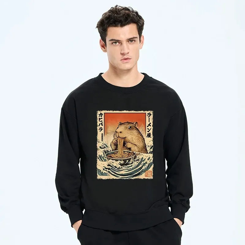 classic japanese sweatshirt for daily wear