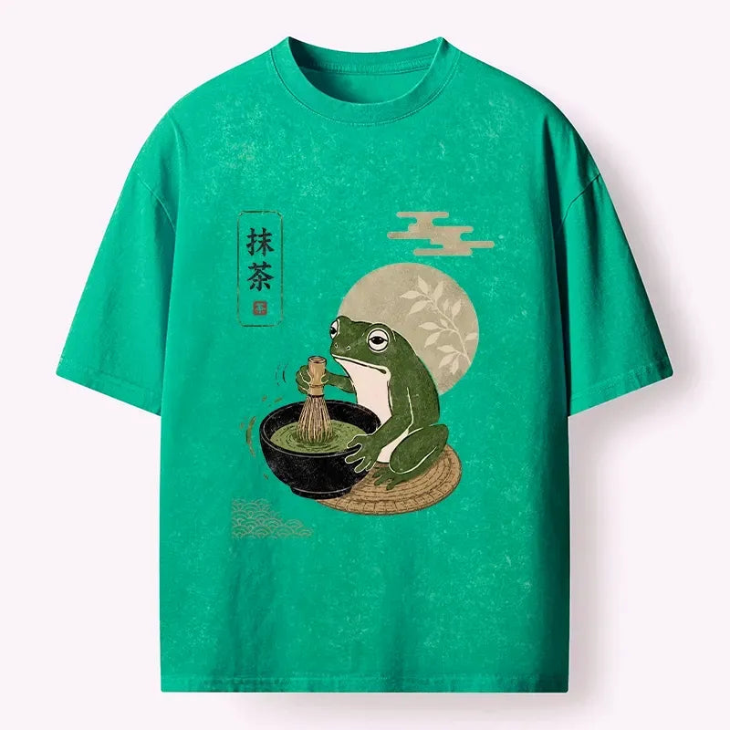 kyoto lion washed tee for daily wear