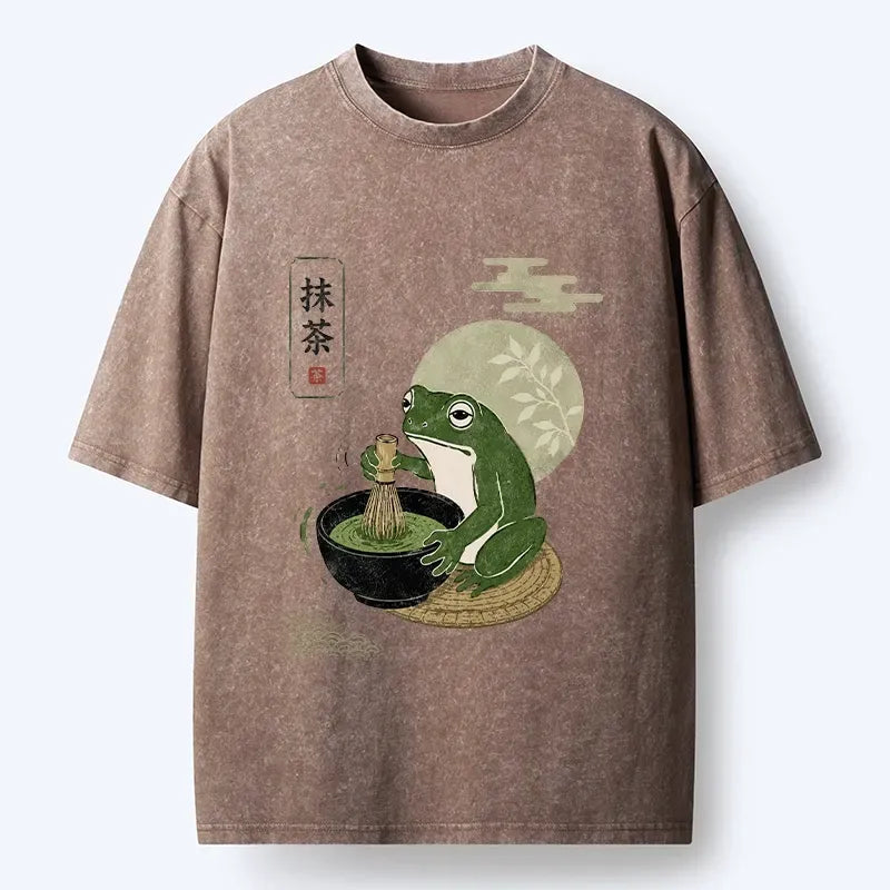 japanese matcha bowl t shirt for summer