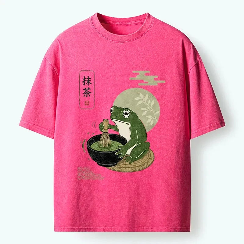 kyoto lion washed tee for daily wear