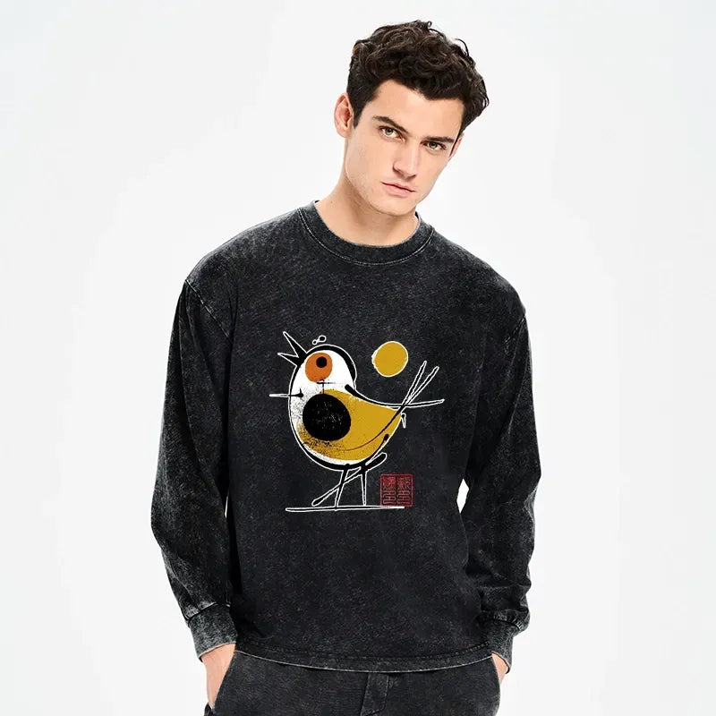 Kyoto-Lion aesthetic unisex long sleeve t-shirt best seller