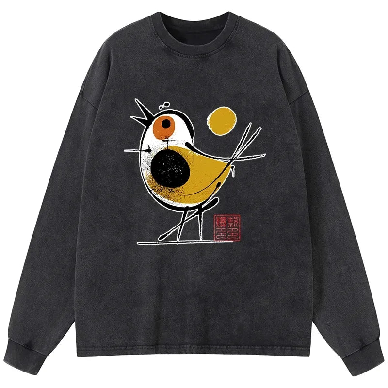 Kyoto-Lion aesthetic unisex long sleeve t-shirt best seller