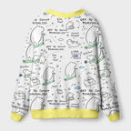 Kyoto-Lion Capybara Is Ready To Do Something Bad Ugly Cardigan Sweater