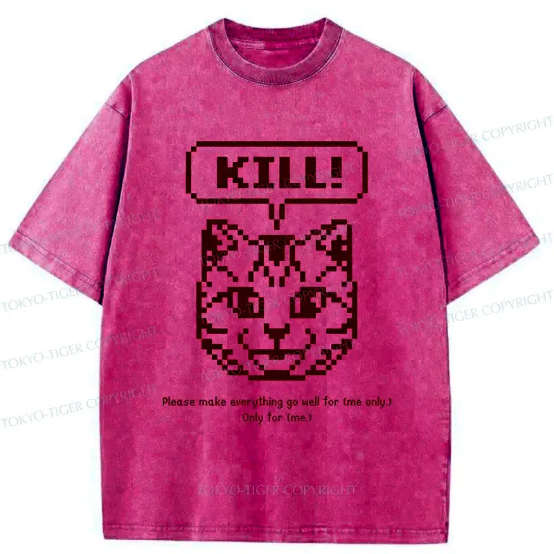 Washed Kyoto Lion Tee for Summer