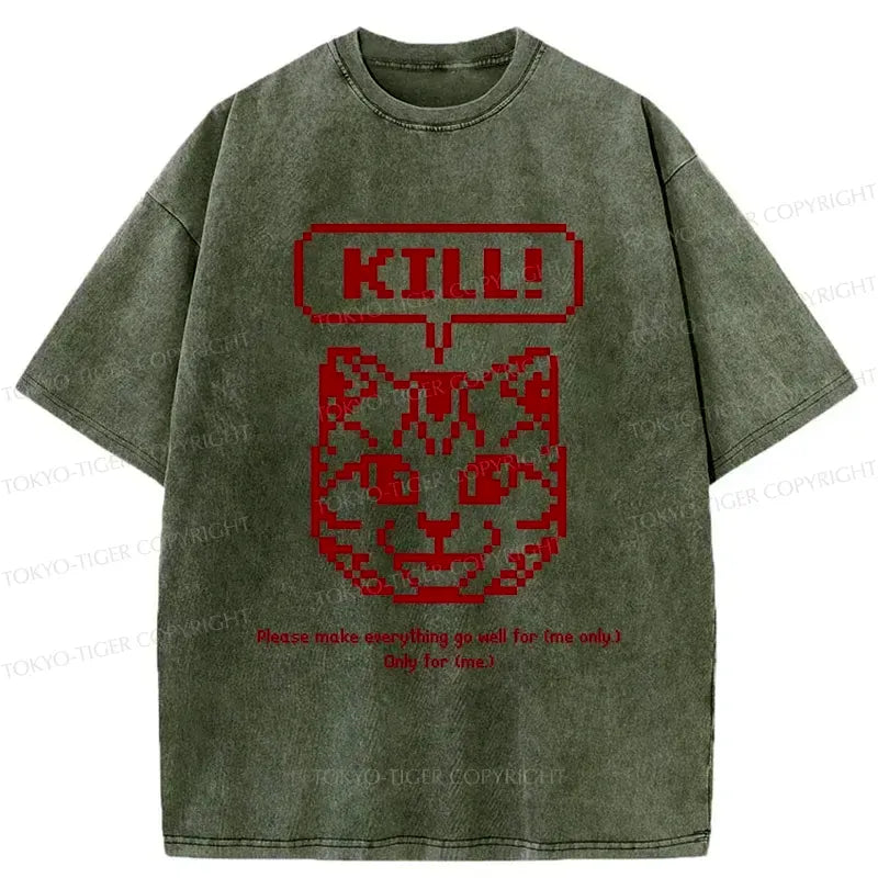 Japanese Cat T-shirt for Daily Wear